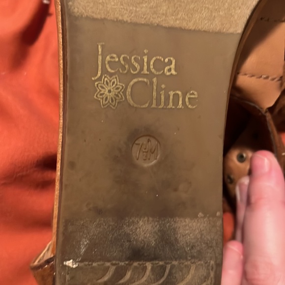 Jessica Cline sandals size 7.5 - Picture 3 of 3